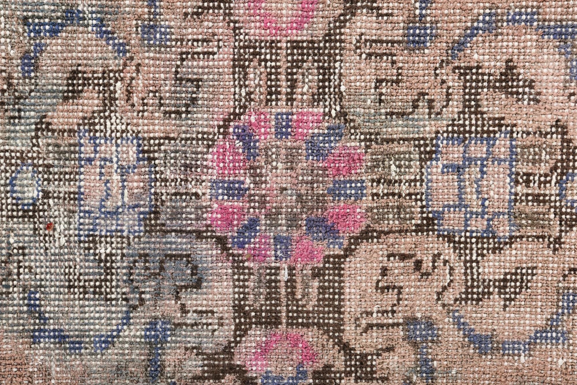 3' 6 x 8' Hand Knotted Ultra Vintage Persian Wool Runner Rug