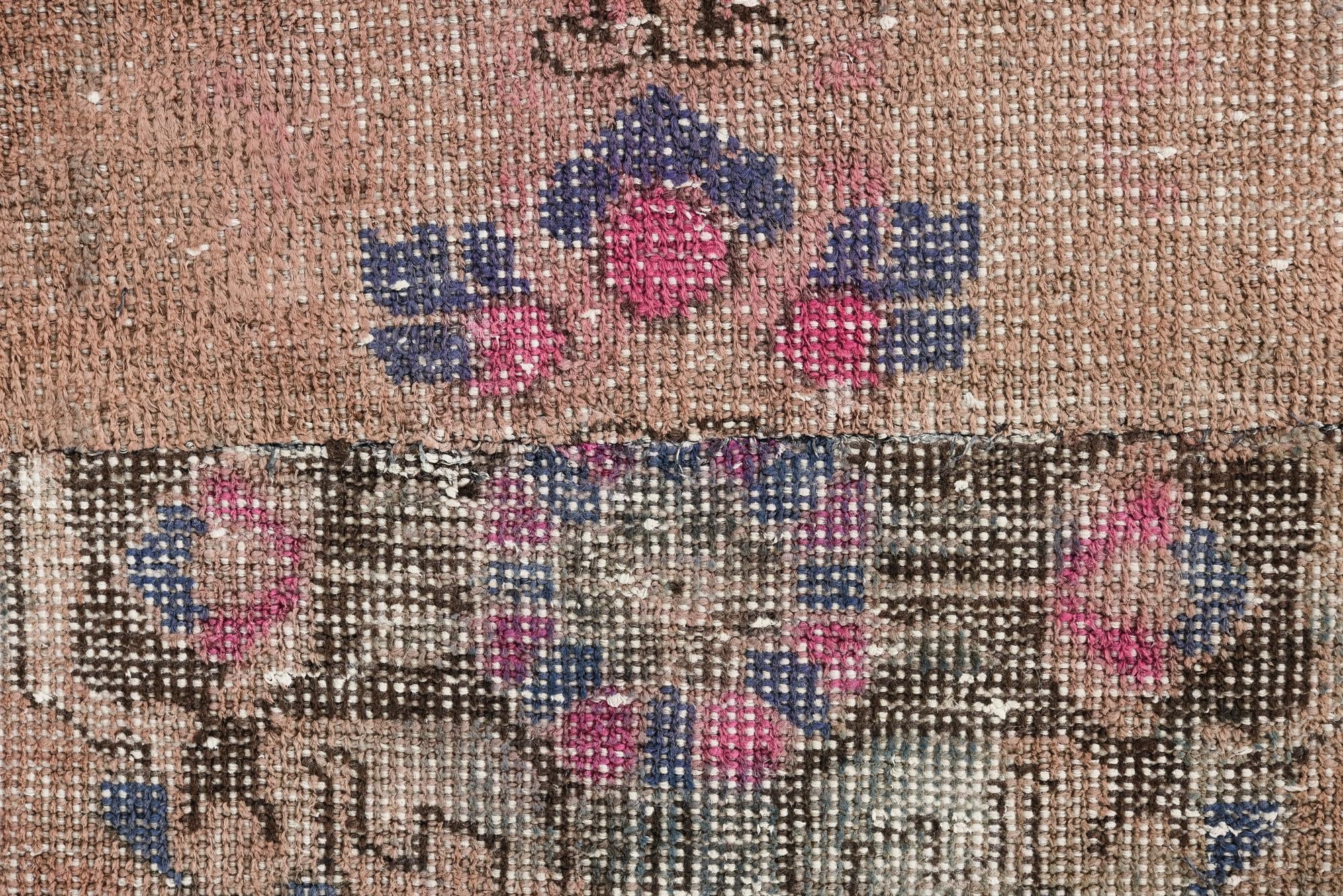 3' 6 x 8' Hand Knotted Ultra Vintage Persian Wool Runner Rug