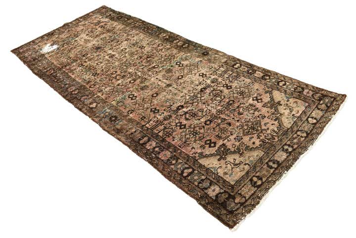 105cm x 265cm anudado a mano Ultra Vintage Alfombra Persa Lana Pasillera