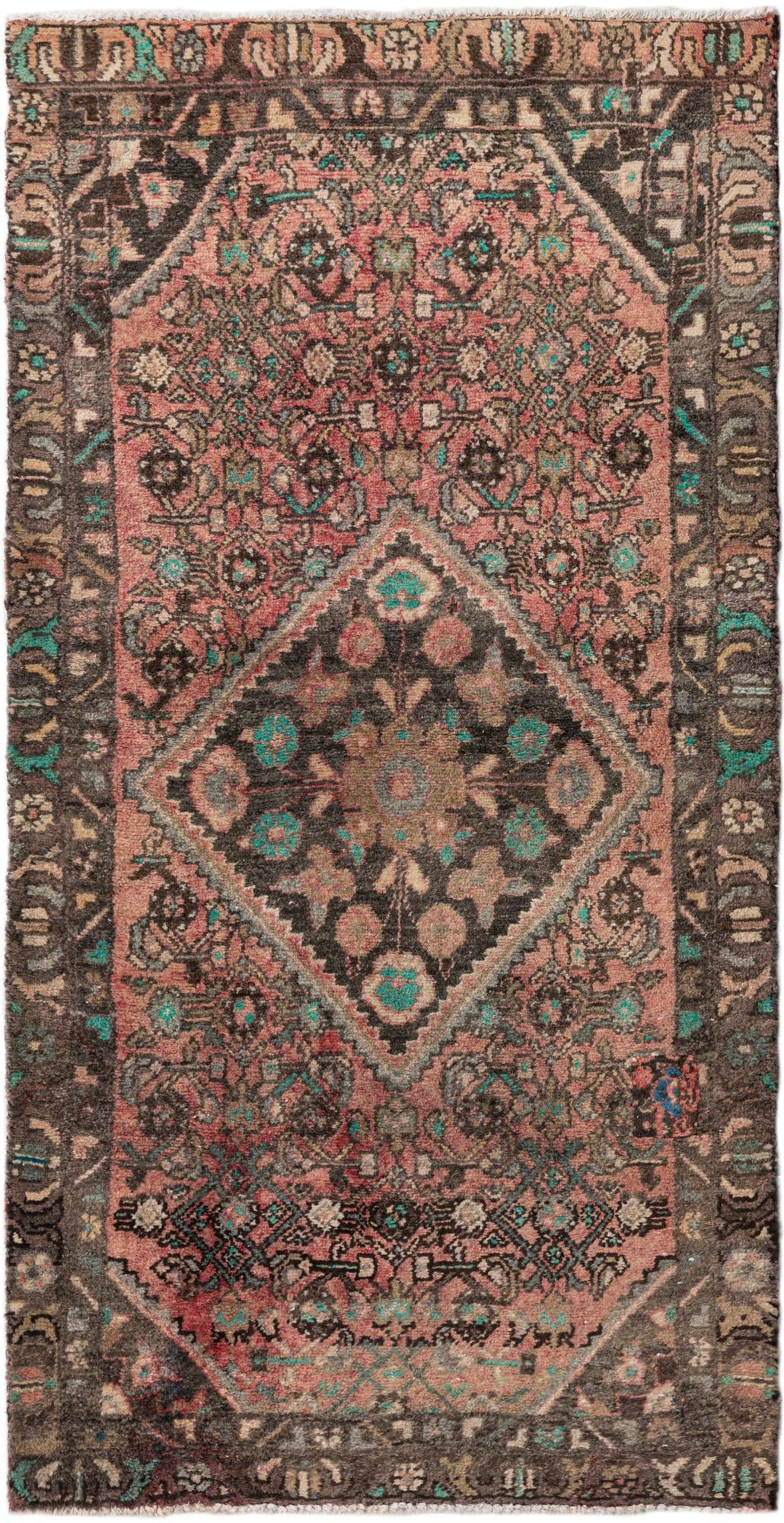3' x 5' 10 Hand Knotted Ultra Vintage Persian Wool Runner Rug