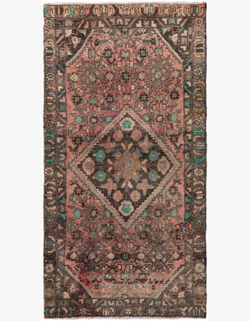 3' x 5' 10 Hand Knotted Ultra Vintage Persian Wool Runner Rug