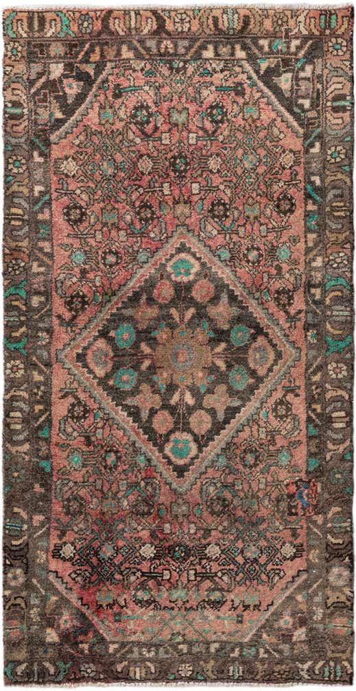 3' x 5' 10 Hand Knotted Ultra Vintage Persian Wool Runner Rug
