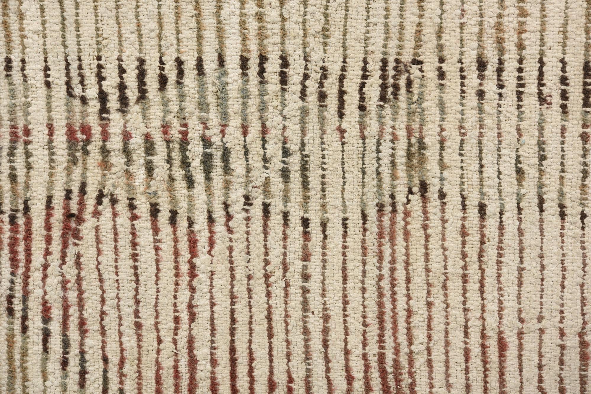3' 8 x 8' 6 Hand Knotted Ultra Vintage Persian Wool Runner Rug