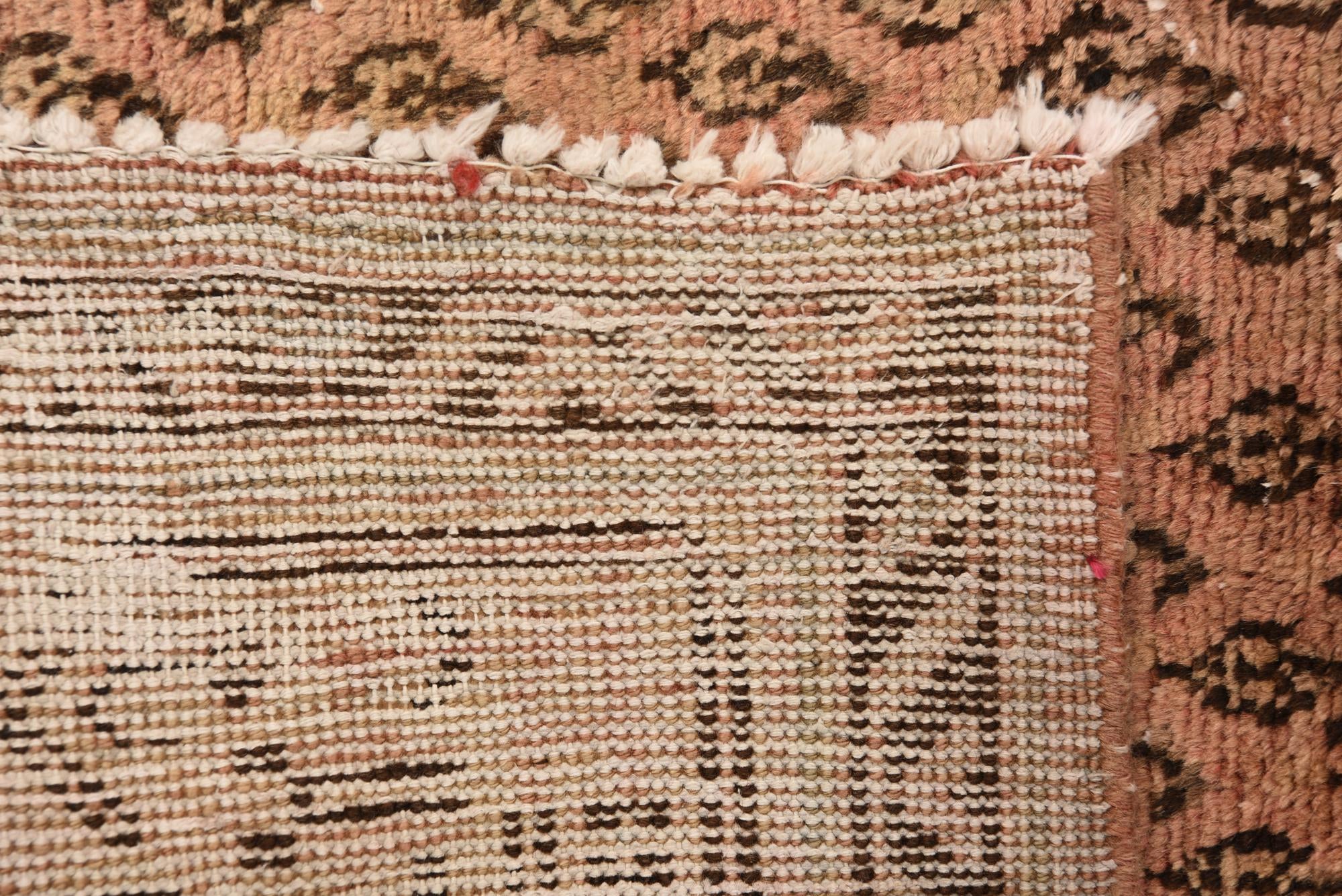 3' 8 x 10' 2 Hand Knotted Ultra Vintage Persian Wool Runner Rug