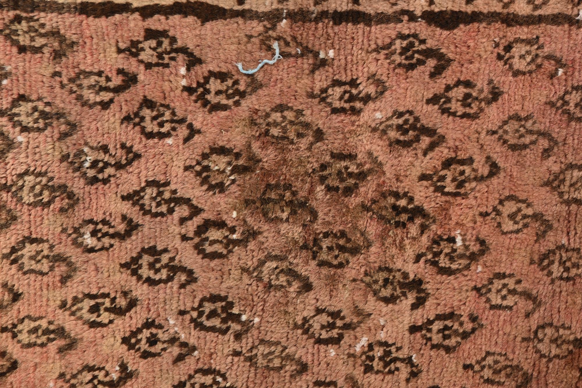 3' 8 x 10' 2 Hand Knotted Ultra Vintage Persian Wool Runner Rug