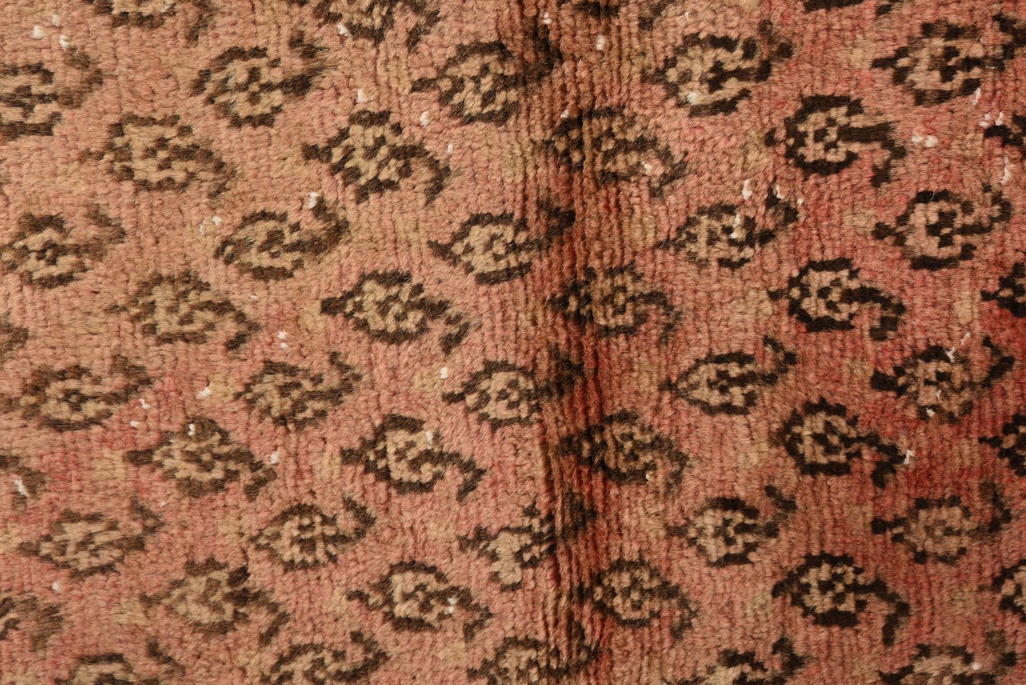 3' 8 x 10' 2 Hand Knotted Ultra Vintage Persian Wool Runner Rug