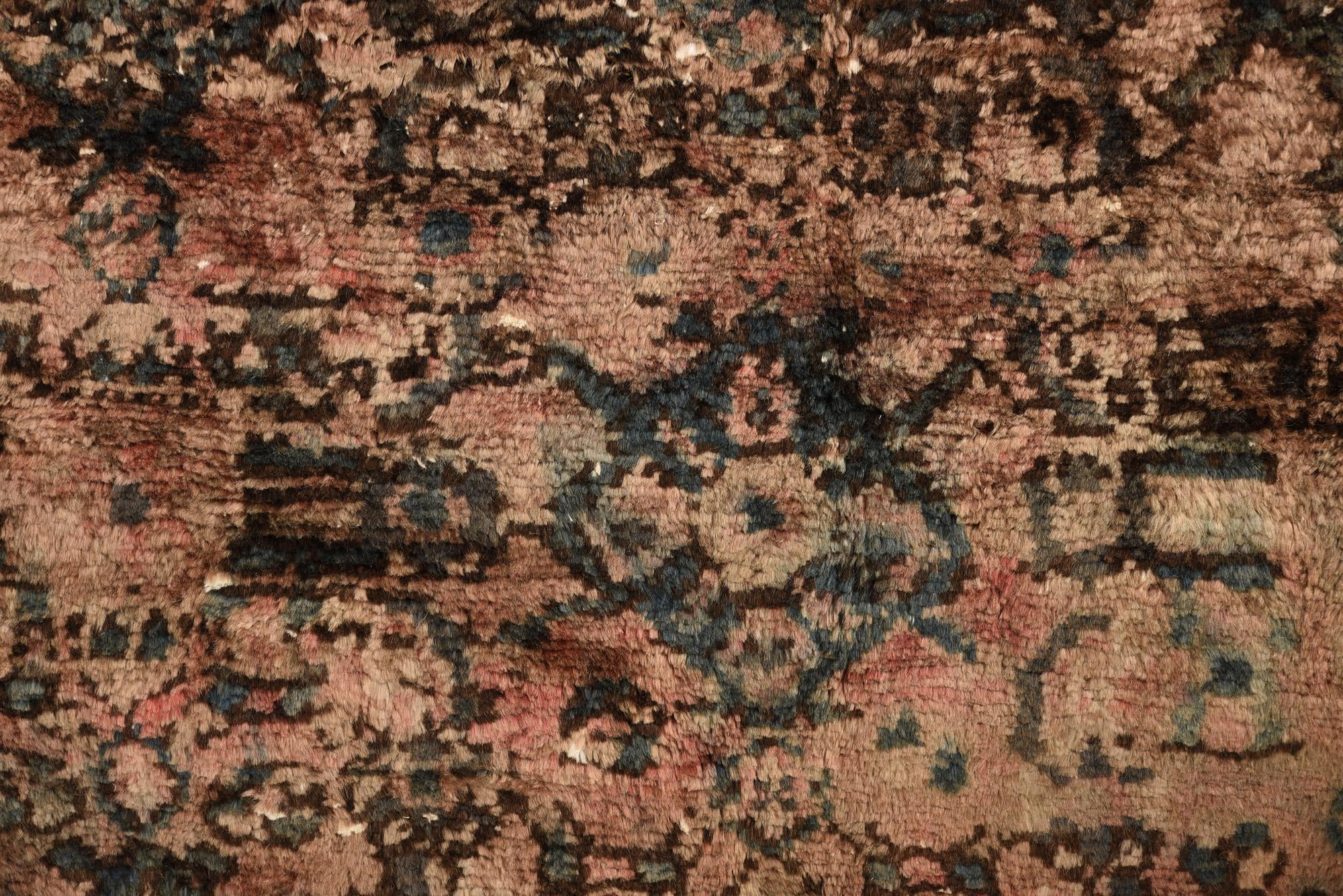 3' 9 x 12' 2 Hand Knotted Ultra Vintage Persian Wool Runner Rug