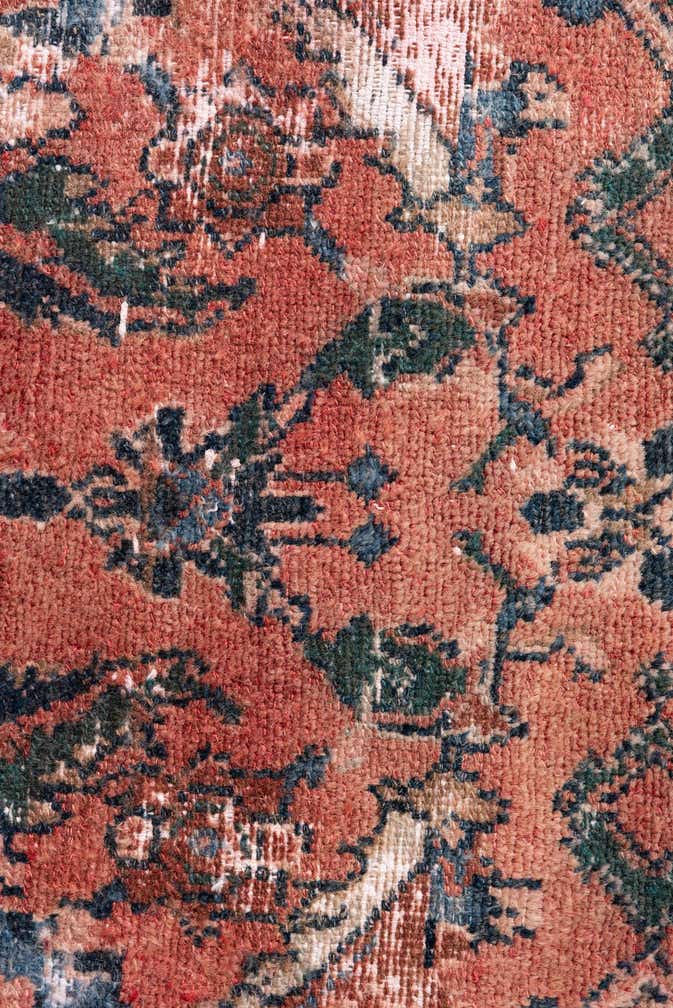 3' 2 x 6' 1 Hand Knotted Ultra Vintage Persian Wool Runner Rug
