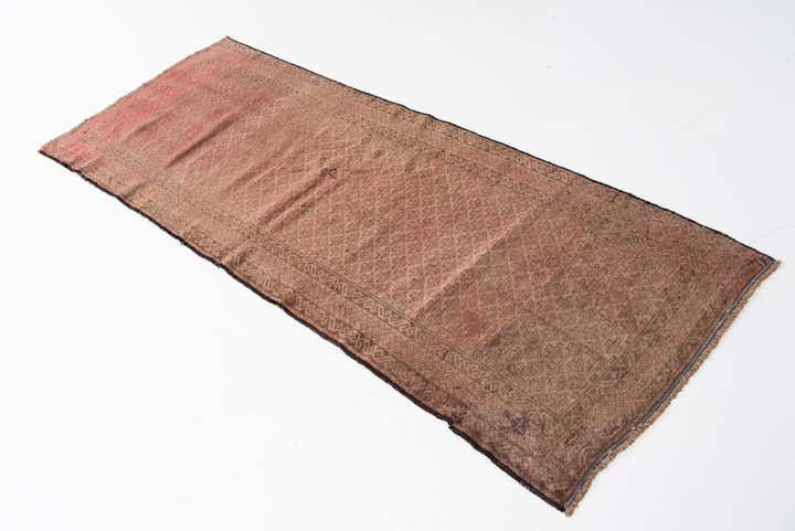 2' 8 x 6' 10 Hand Knotted Ultra Vintage Persian Wool Runner Rug