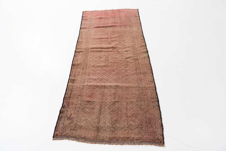2' 8 x 6' 10 Hand Knotted Ultra Vintage Persian Wool Runner Rug