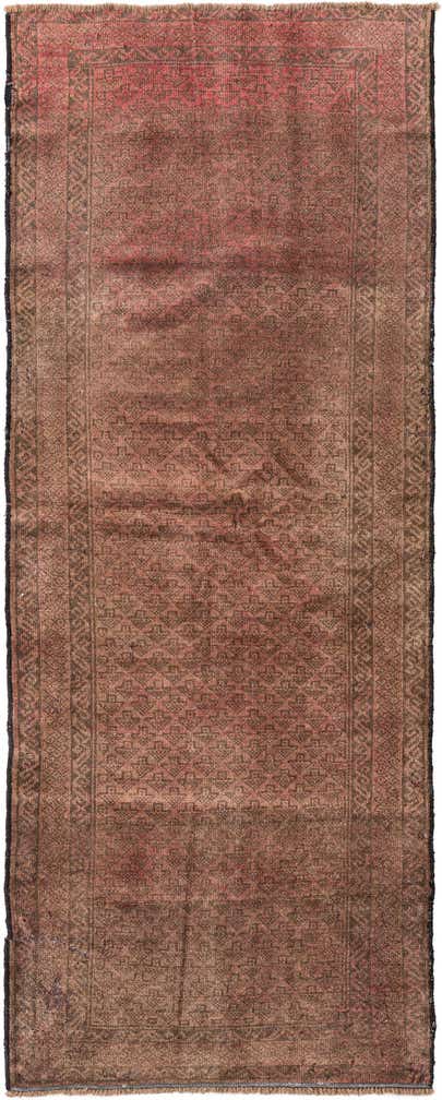 2' 8 x 6' 10 Hand Knotted Ultra Vintage Persian Wool Runner Rug