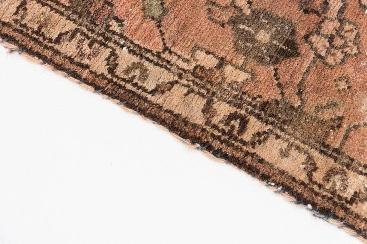 Detail image of 2' 8 x 7' 6 Hand Knotted Ultra Vintage Persian Wool Runner Rug