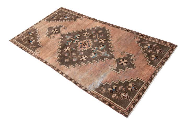 3' 1 x 6' Hand Knotted Ultra Vintage Persian Wool Runner Rug
