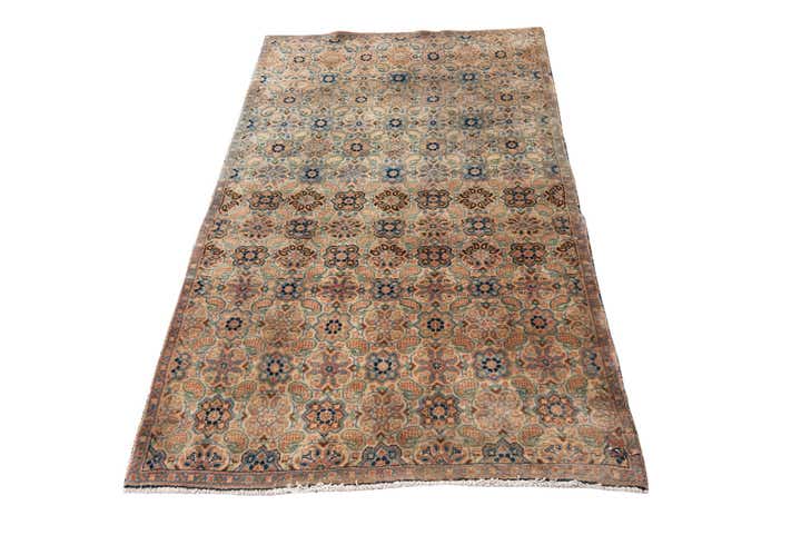 3' 2 x 5' 3 Hand Knotted Ultra Vintage Persian Wool Runner Rug