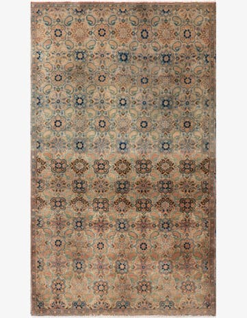 3' 2 x 5' 3 Hand Knotted Ultra Vintage Persian Wool Runner Rug