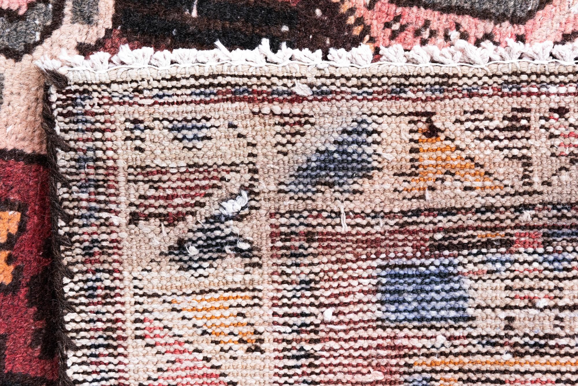 105cm x 245cm anudado a mano Ultra Vintage Alfombra Persa Lana Pasillera