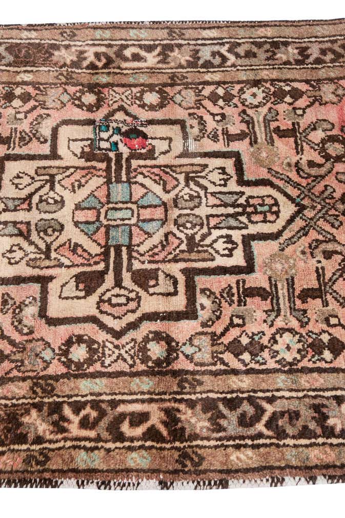 100cm x 215cm anudado a mano Ultra Vintage Alfombra Persa Lana Pasillera