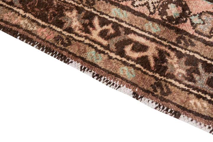 100cm x 215cm anudado a mano Ultra Vintage Alfombra Persa Lana Pasillera