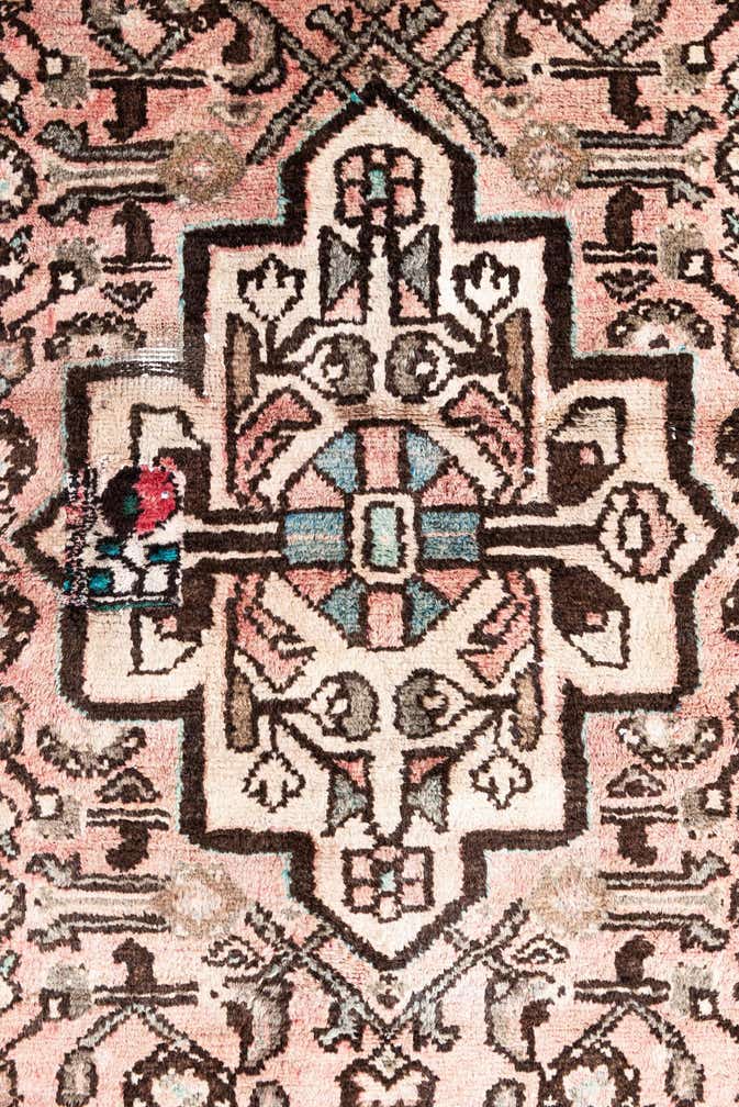 100cm x 215cm anudado a mano Ultra Vintage Alfombra Persa Lana Pasillera