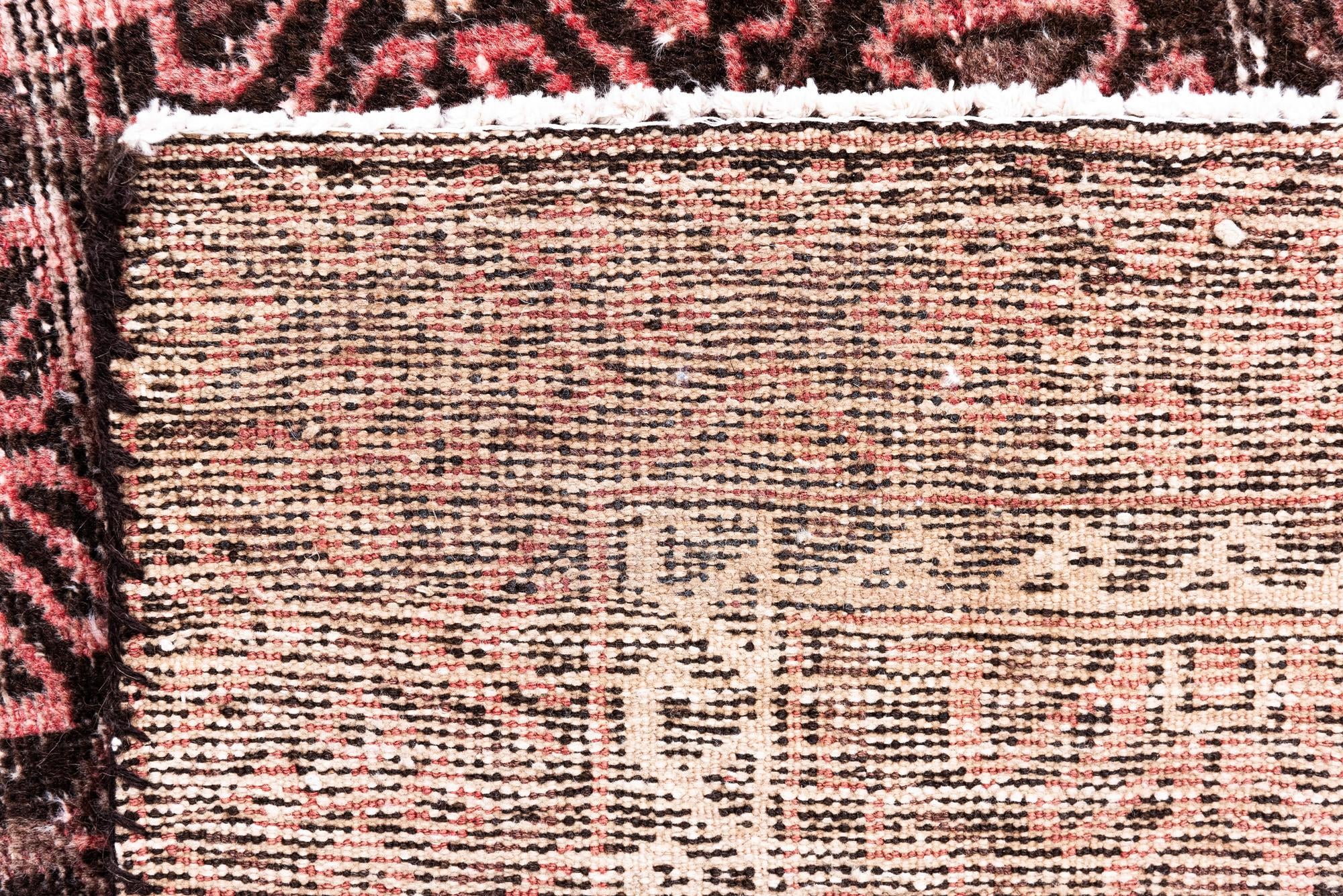 3' 3 x 7' 10 Hand Knotted Ultra Vintage Persian Wool Runner Rug