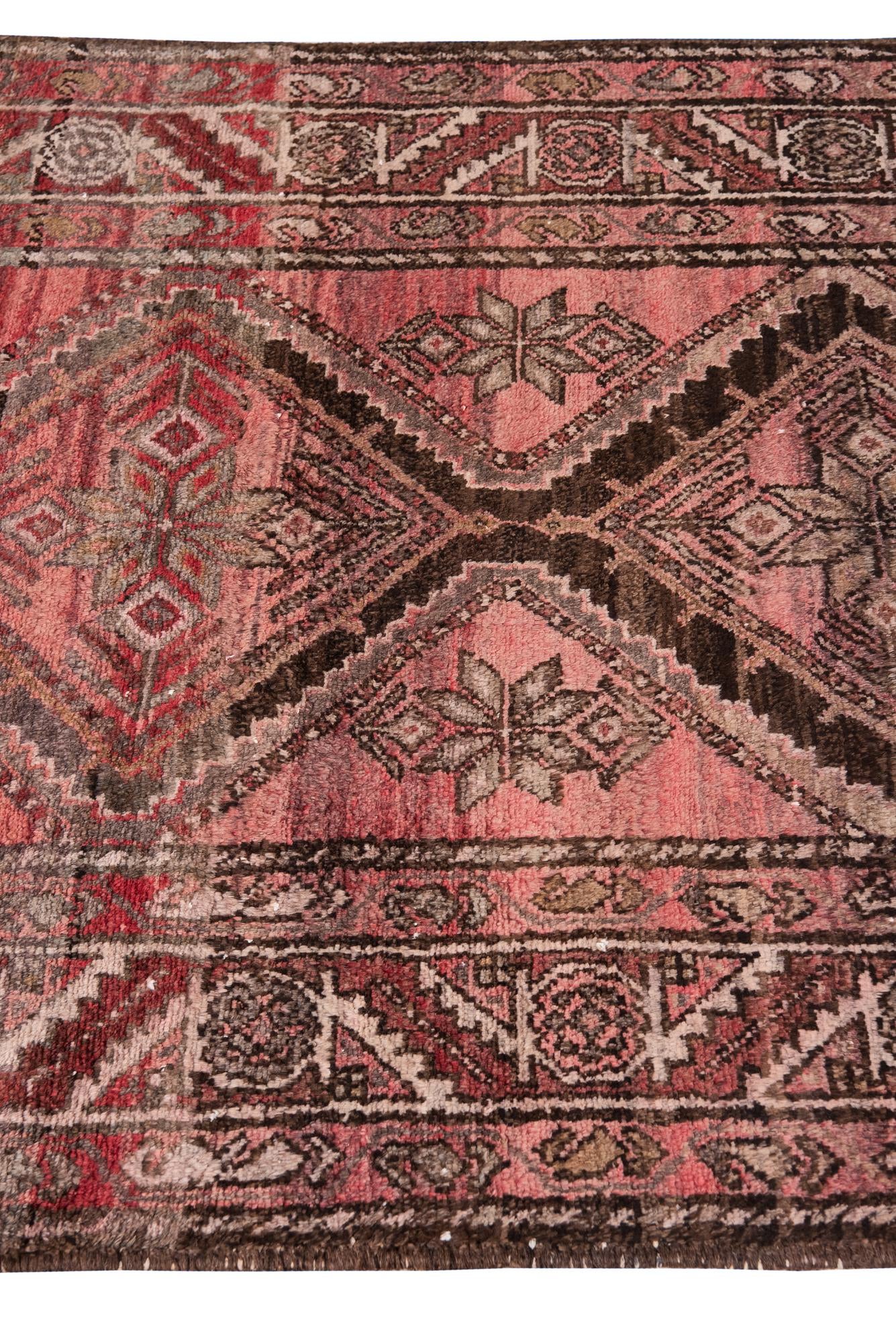 3' 6 x 7' 10 Hand Knotted Ultra Vintage Persian Wool Runner Rug