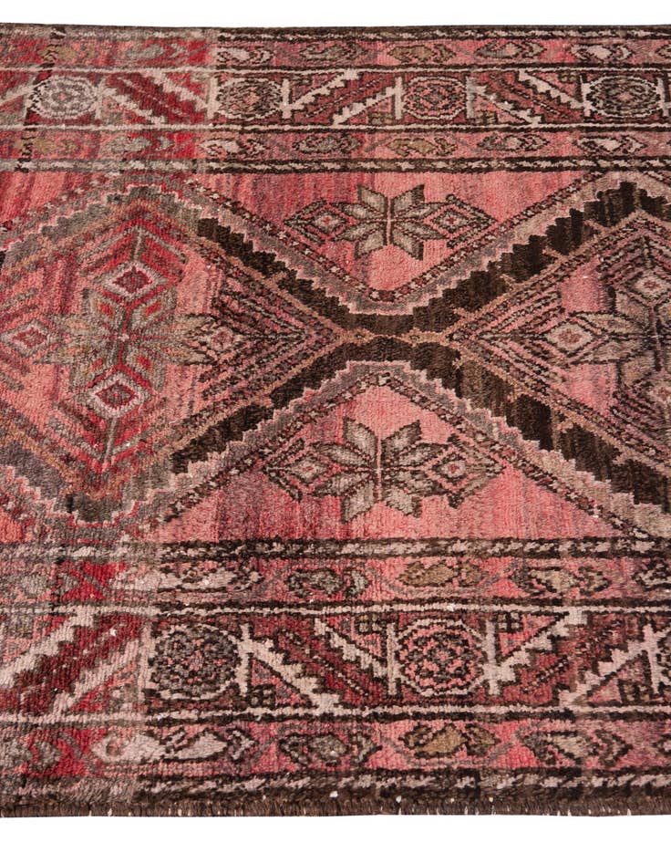 Detail image of 3' 6 x 7' 10  Hand Knotted Ultra Vintage Persian Wool Runner Rug