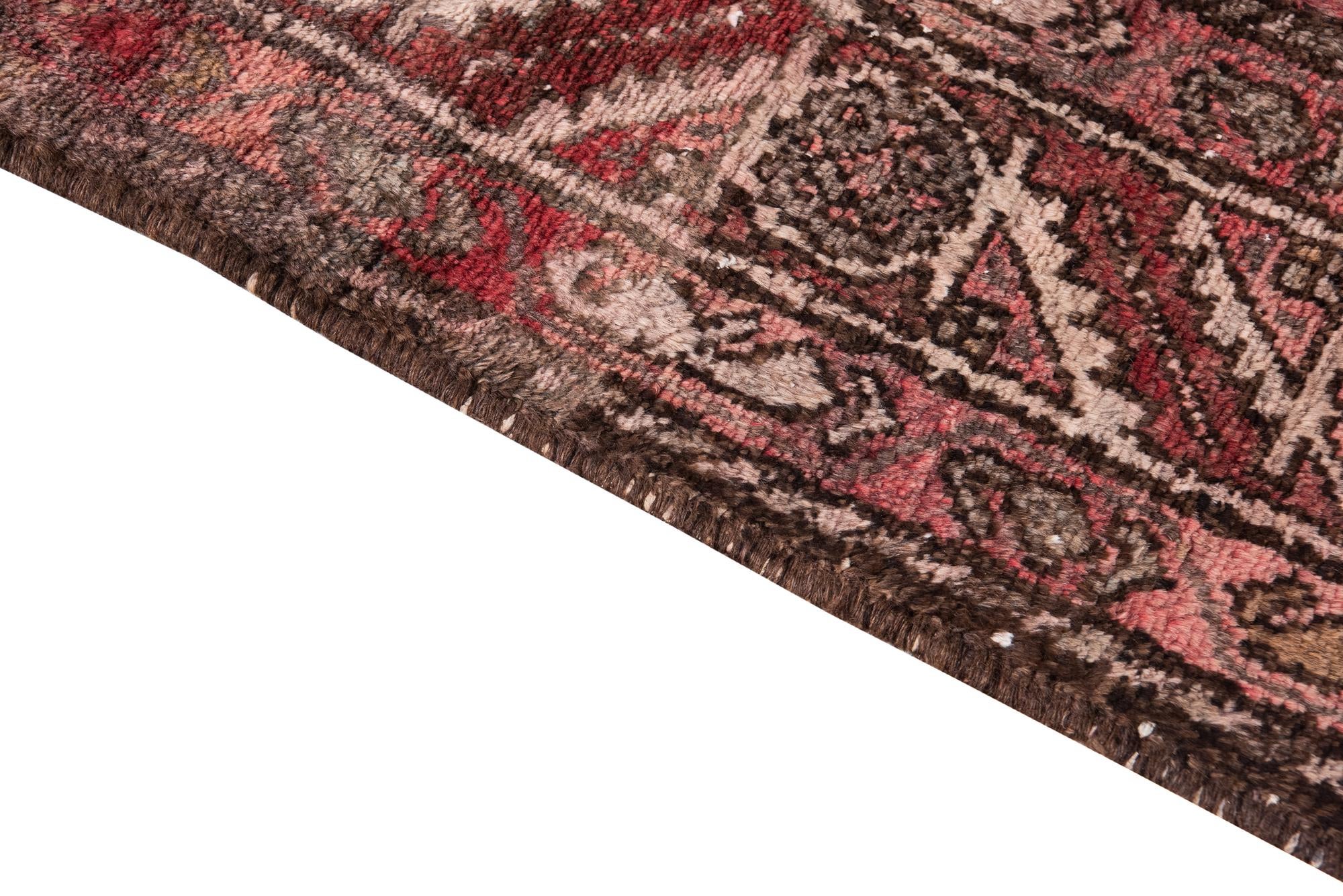 3' 6 x 7' 10 Hand Knotted Ultra Vintage Persian Wool Runner Rug