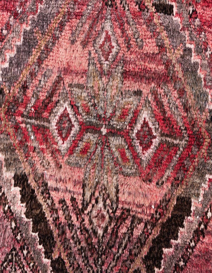 Detail image of 3' 6 x 7' 10  Hand Knotted Ultra Vintage Persian Wool Runner Rug