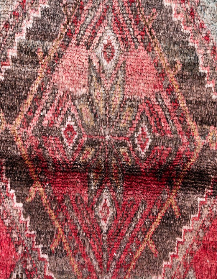 Detail image of 3' 6 x 7' 10  Hand Knotted Ultra Vintage Persian Wool Runner Rug