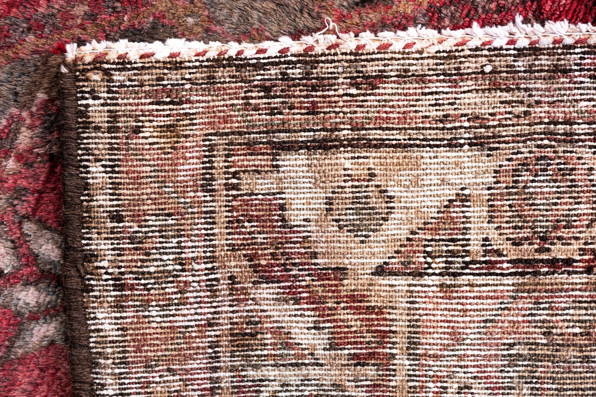 3' 6 x 7' 10 Hand Knotted Ultra Vintage Persian Wool Runner Rug