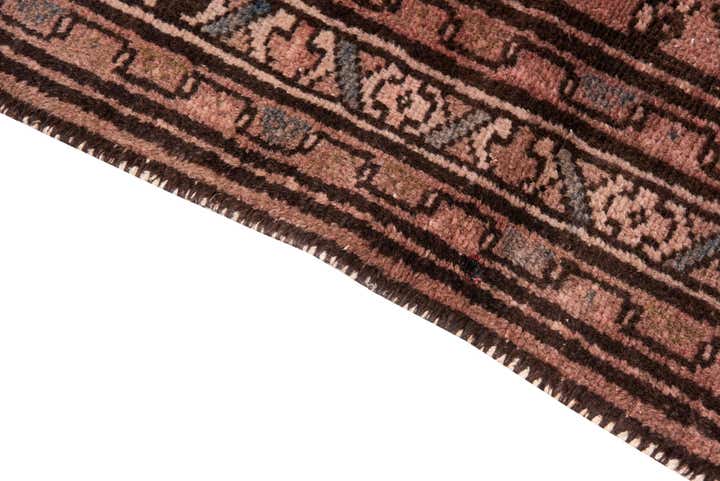 3' 6 x 9' 10 Hand Knotted Ultra Vintage Persian Wool Runner Rug