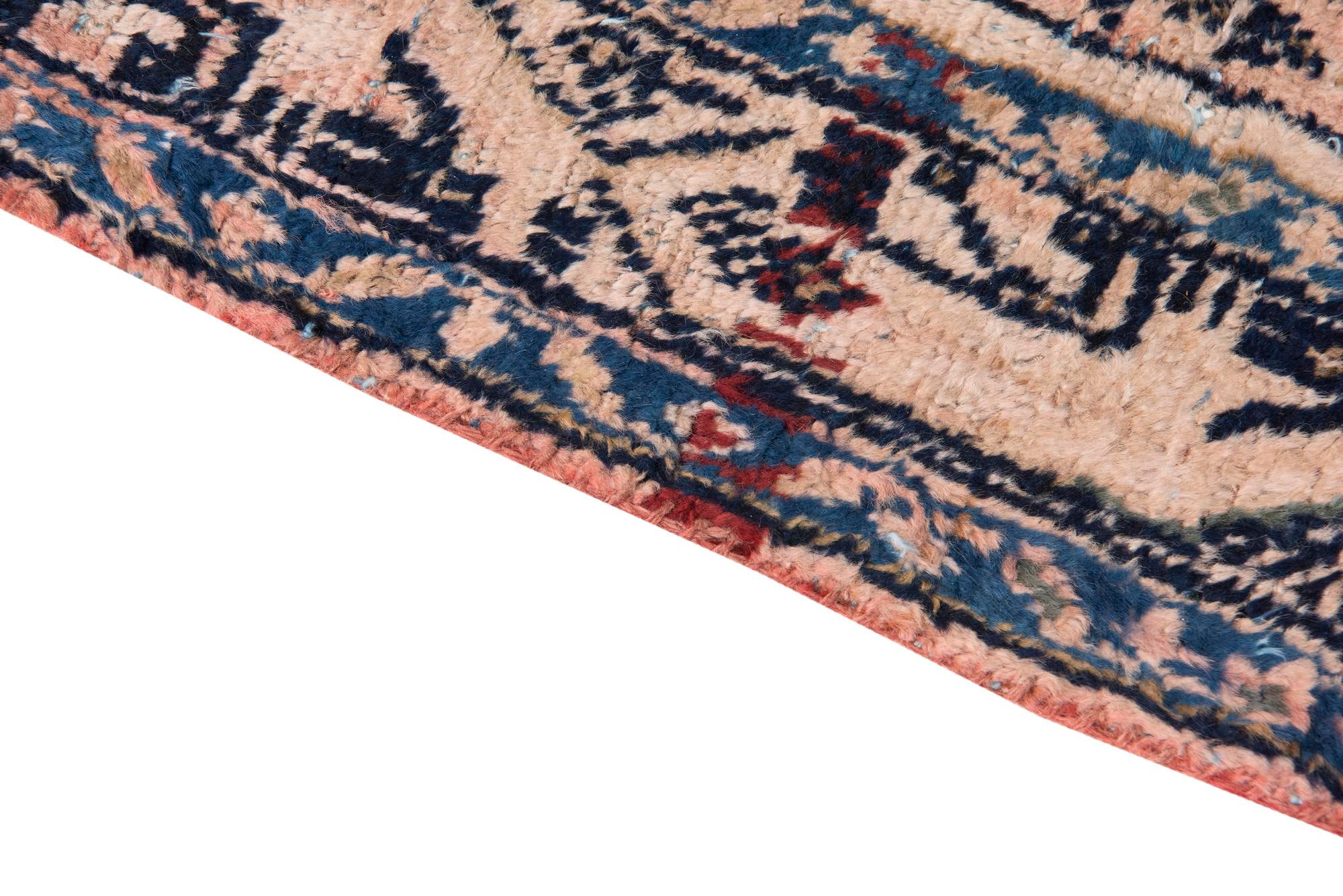 3' 7 x 9' 7 Hand Knotted Ultra Vintage Persian Wool Runner Rug