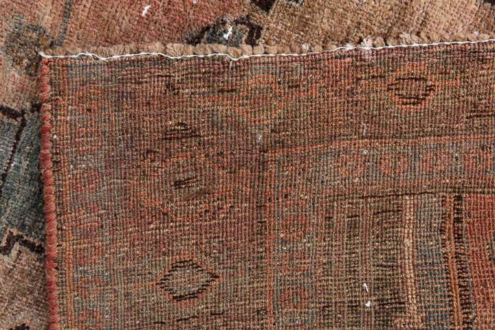 4' 4 x 9' 10 Hand Knotted Ultra Vintage Persian Wool Runner Rug