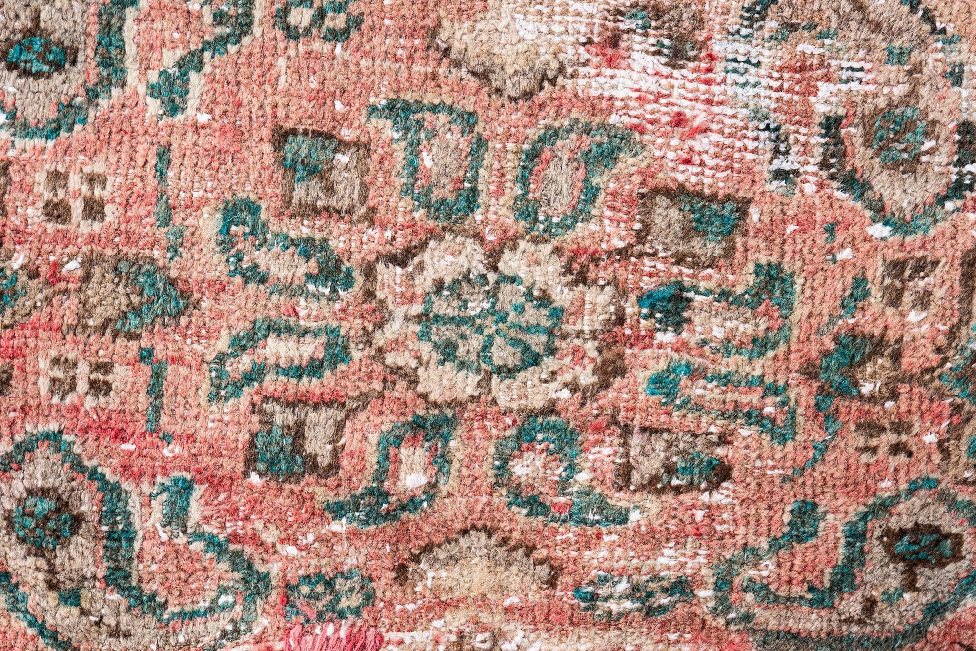 3' 4 x 10' 1 Hand Knotted Ultra Vintage Persian Wool Runner Rug