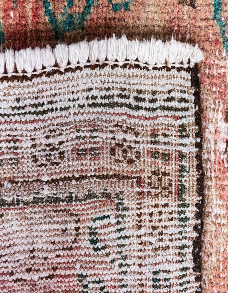 Detail image of 3' 4 x 10' 1  Hand Knotted Ultra Vintage Persian Wool Runner Rug