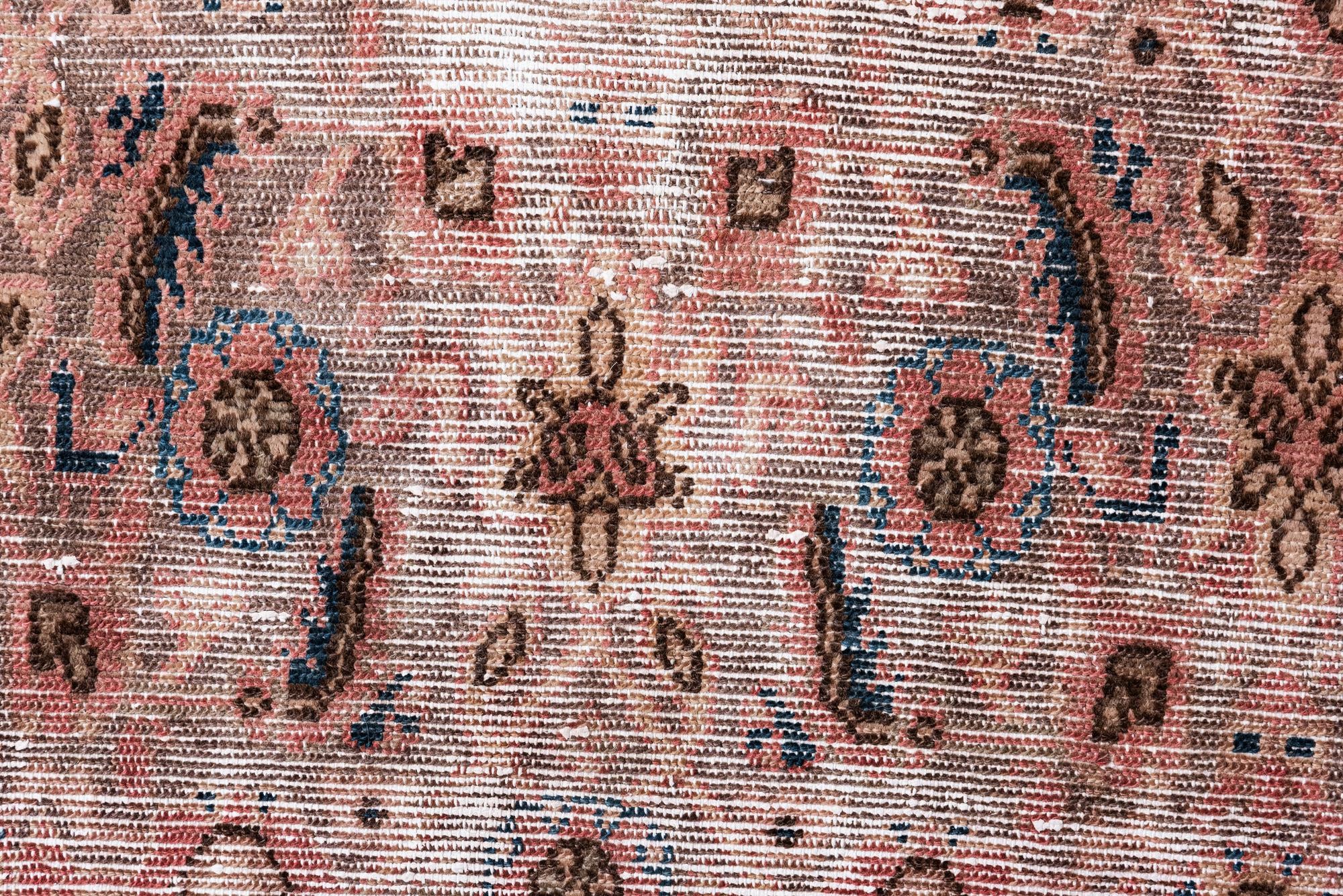 3' 6 x 10' 3 Hand Knotted Ultra Vintage Persian Wool Runner Rug