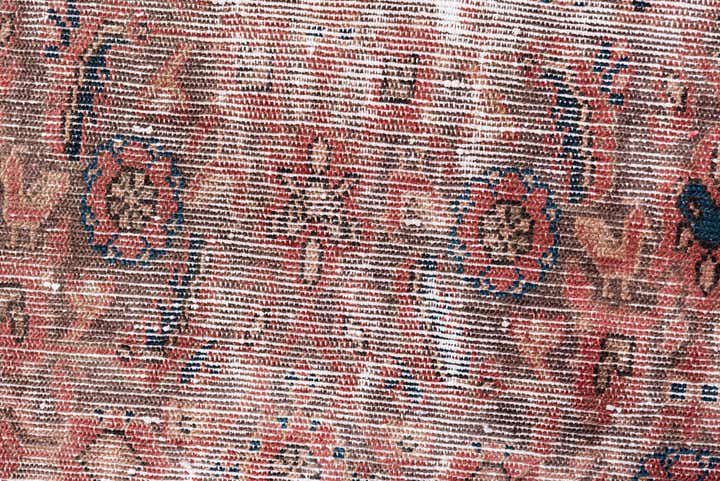 3' 6 x 10' 3 Hand Knotted Ultra Vintage Persian Wool Runner Rug