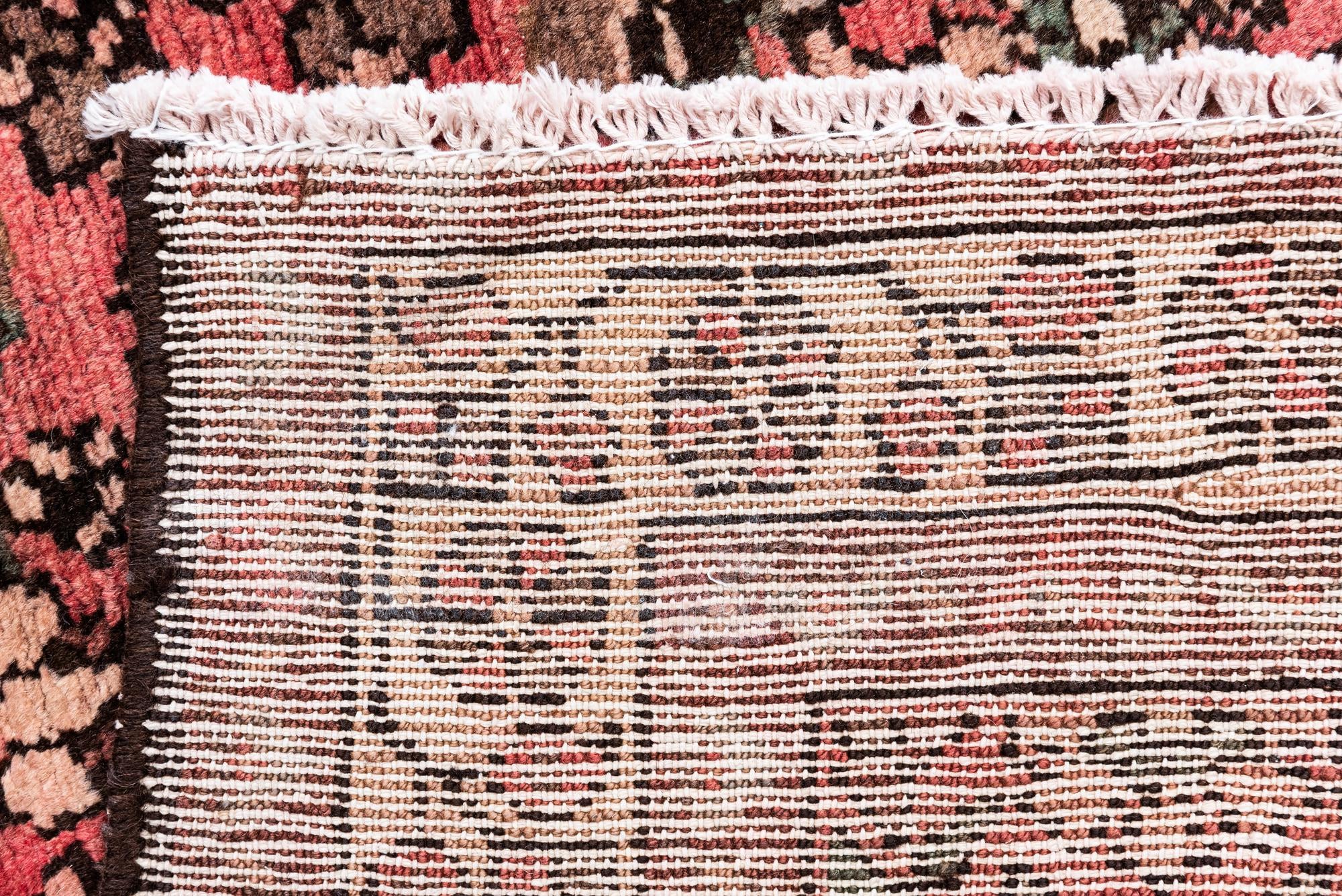 110cm x 290cm Hand Knotted Ultra Vintage Persian Wool Runner Rug