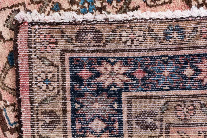 4' 4 x 9' 3 Hand Knotted Ultra Vintage Persian Wool Runner Rug