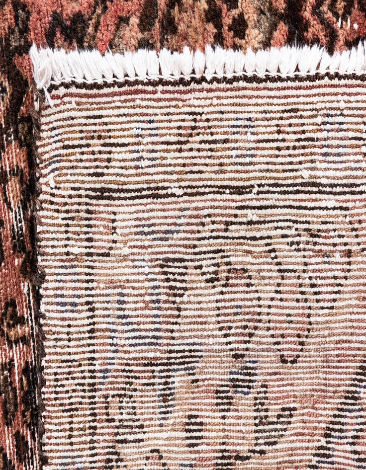 Detail image of 4' x 9' 9  Hand Knotted Ultra Vintage Persian Wool Runner Rug