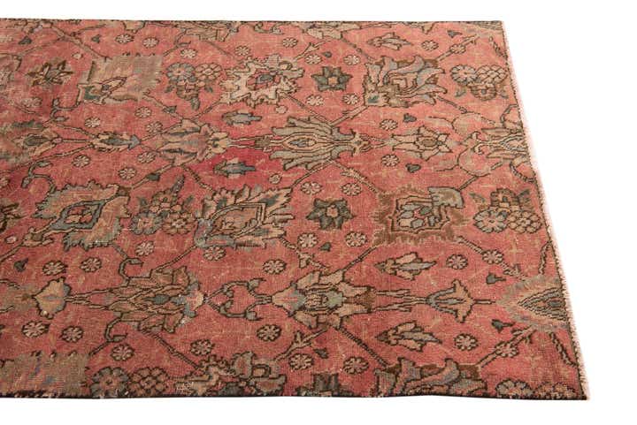 3' 6 x 7' 2 Hand Knotted Ultra Vintage Persian Wool Runner Rug