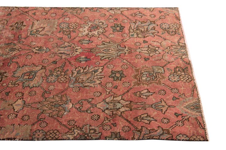 Detail image of 3' 6 x 7' 2 Hand Knotted Ultra Vintage Persian Wool Runner Rug