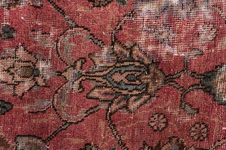 3' 6 x 7' 2 Hand Knotted Ultra Vintage Persian Wool Runner Rug