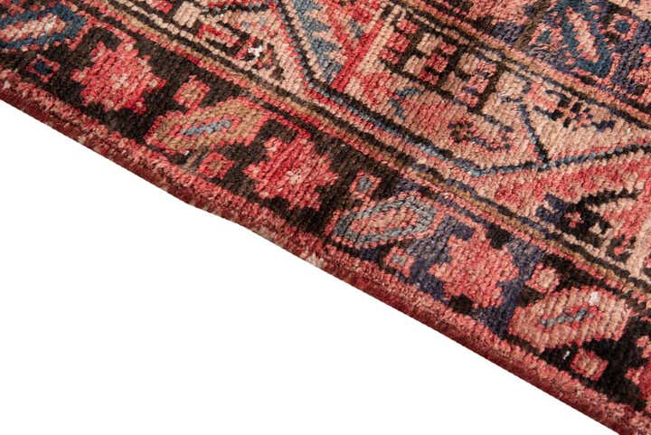 3' 7 x 10' 1 Hand Knotted Ultra Vintage Persian Wool Runner Rug