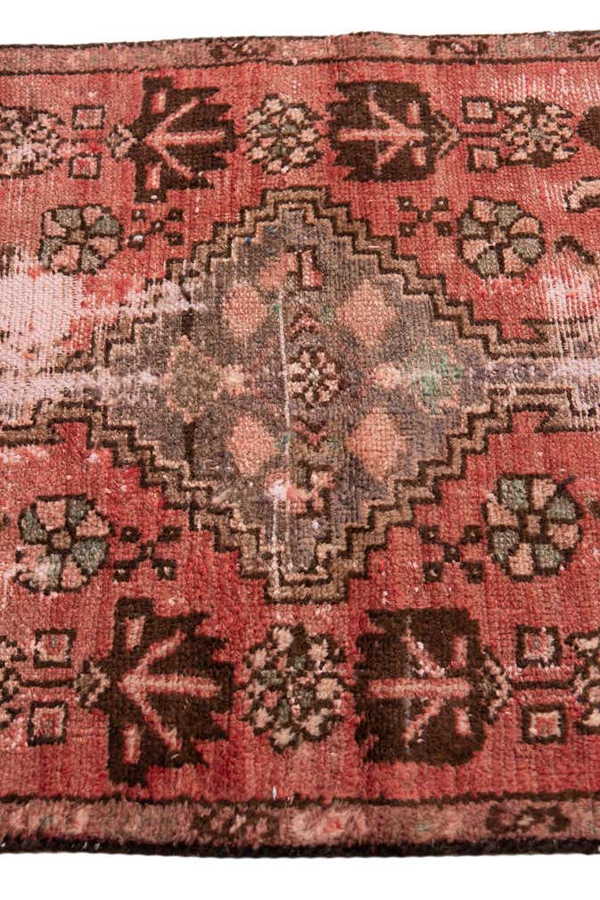 2' 6 x 9' 1 Hand Knotted Ultra Vintage Persian Wool Runner Rug