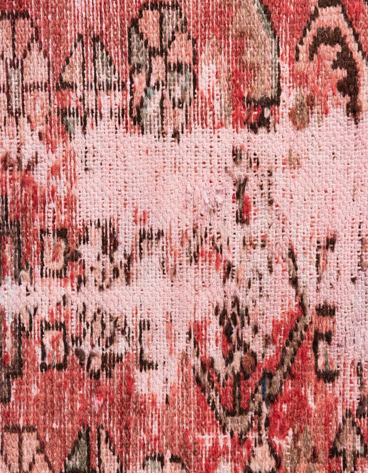 Detail image of 2' 6 x 9' 1  Hand Knotted Ultra Vintage Persian Wool Runner Rug