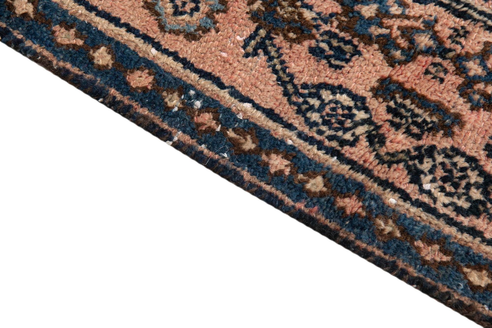 2' 8 x 9' 6 Hand Knotted Ultra Vintage Persian Wool Runner Rug