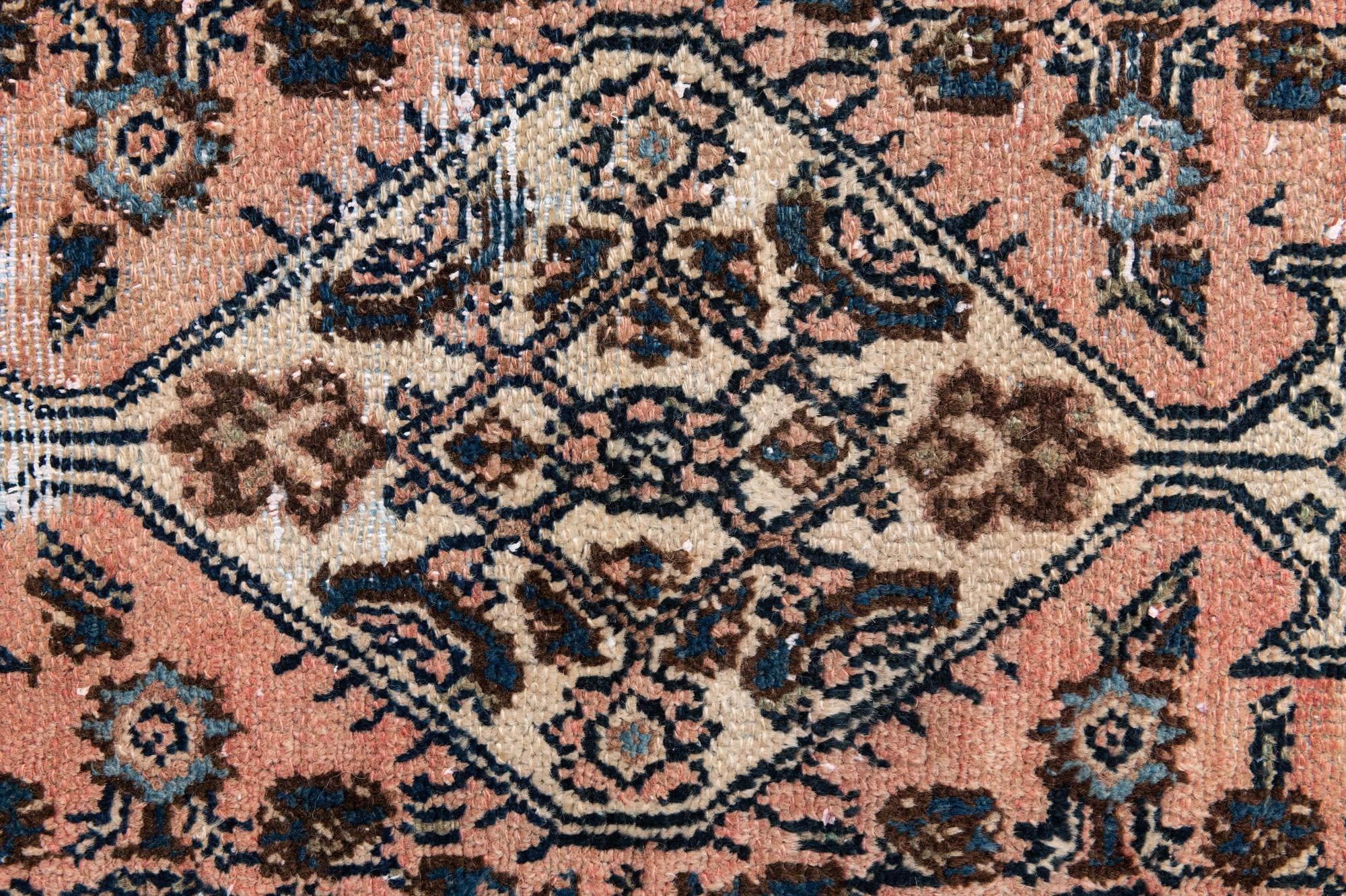 2' 8 x 9' 6 Hand Knotted Ultra Vintage Persian Wool Runner Rug