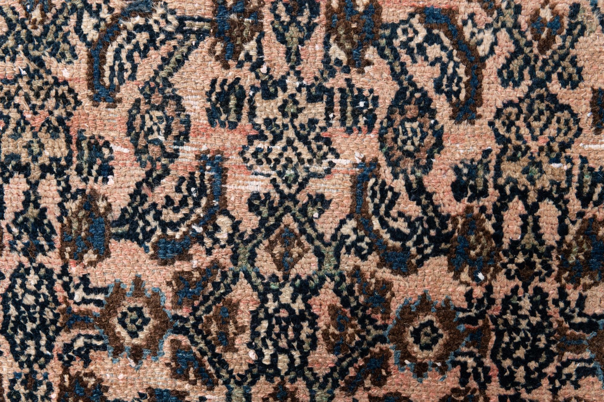 2' 8 x 9' 6 Hand Knotted Ultra Vintage Persian Wool Runner Rug