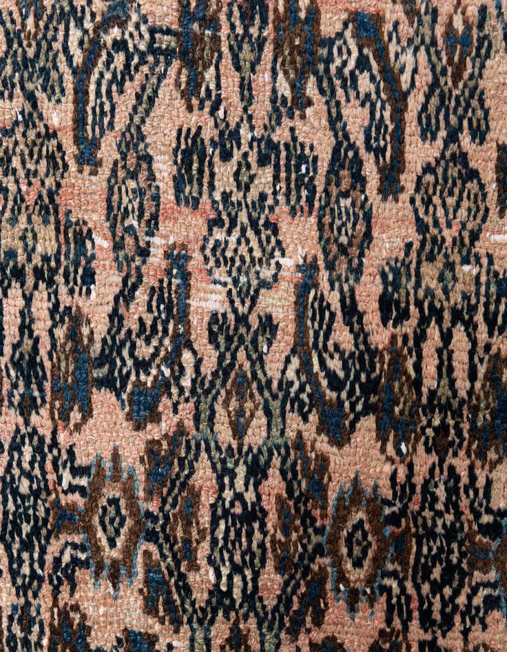 Detail image of 2' 8 x 9' 6  Hand Knotted Ultra Vintage Persian Wool Runner Rug